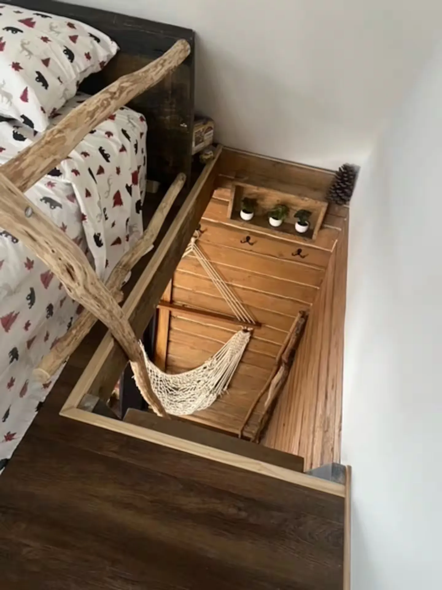 The Cedar Cabin — Bedroom (1)