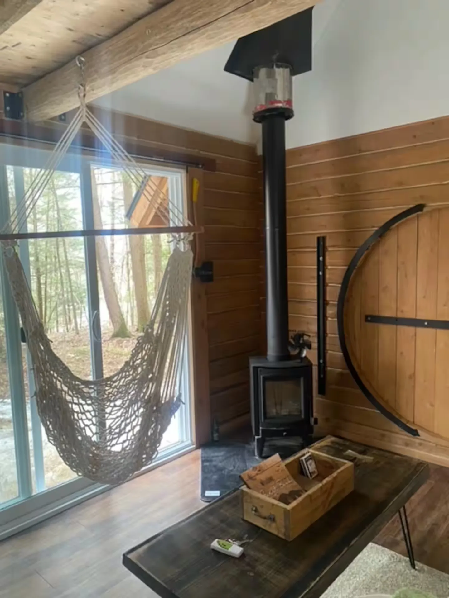 The Cedar Cabin — Living room (3)
