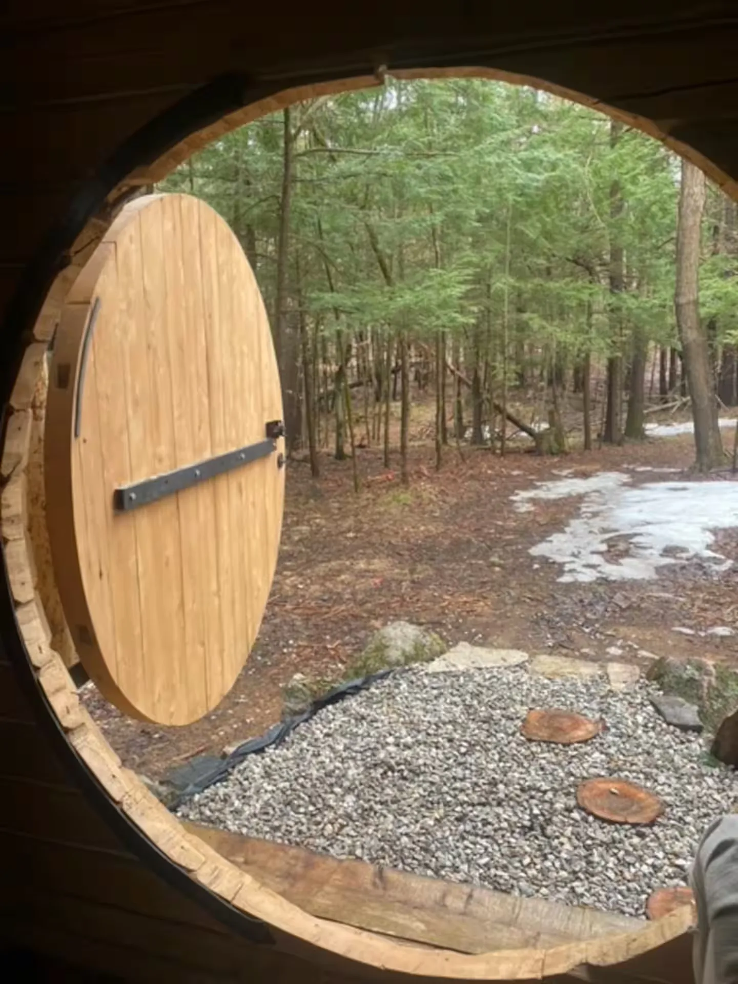 The Cedar Cabin — Living room (6)