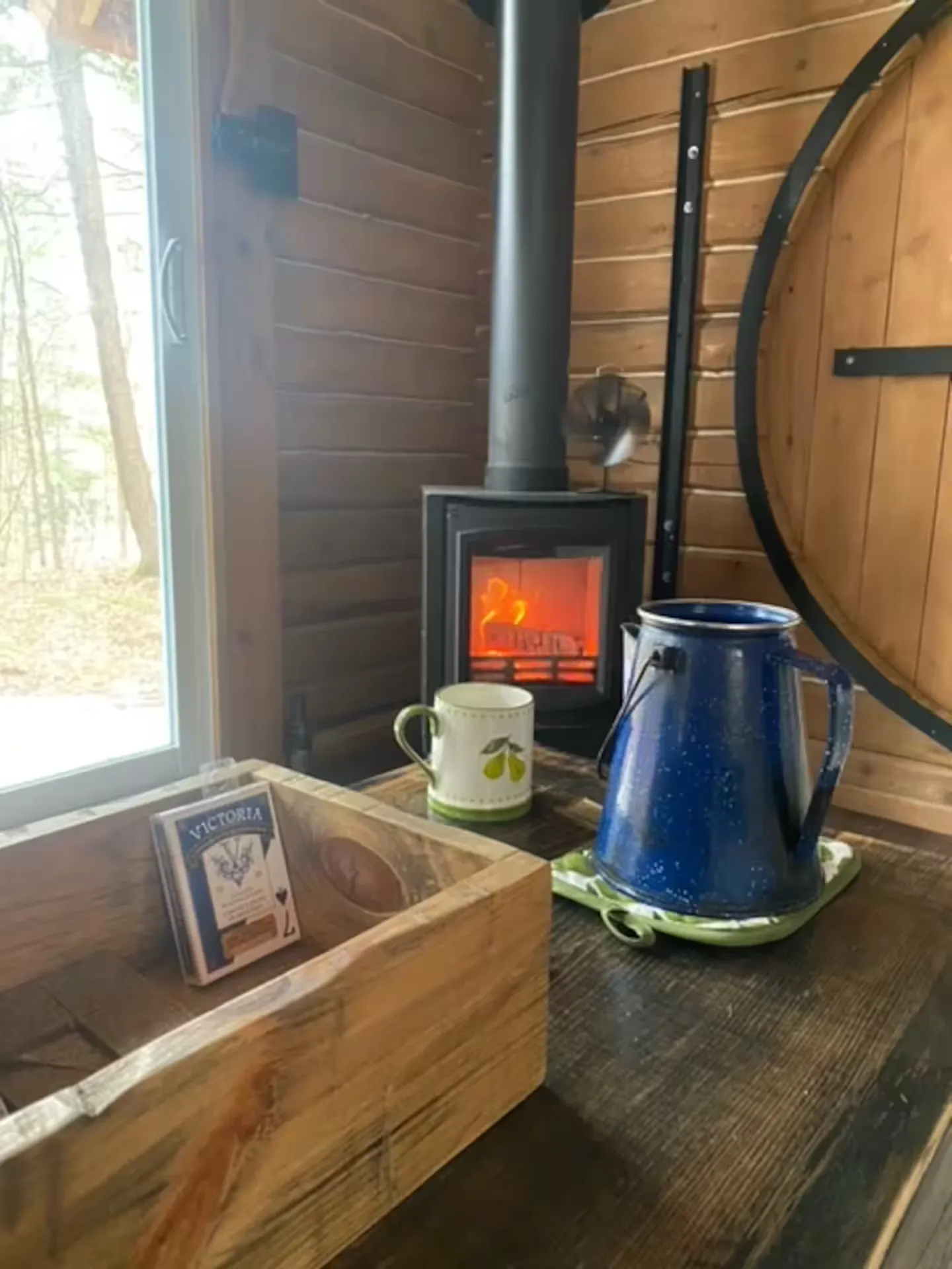 The Cedar Cabin — Living room (7)
