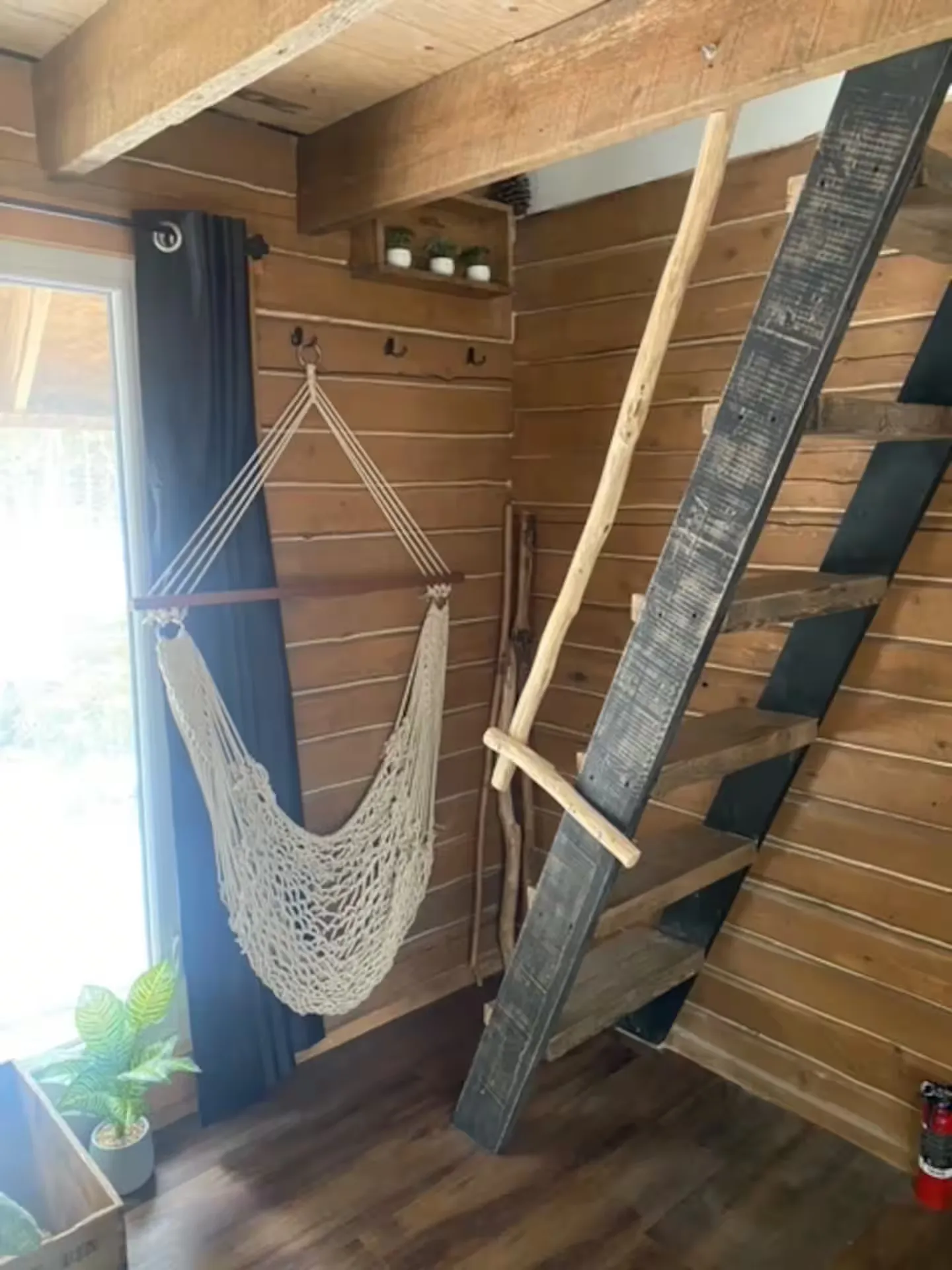 The Cedar Cabin — Living room (8)