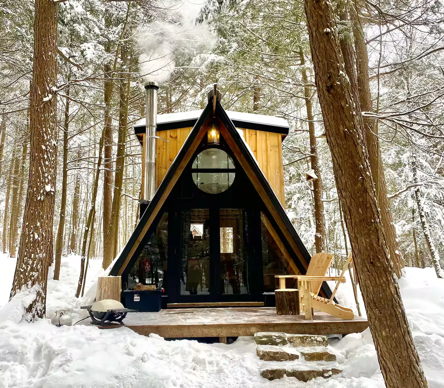 The Hemlock Cabin exterior